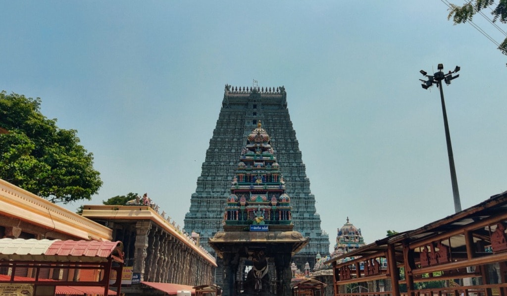 Raja Gopuram (East Gopuram) of Annamalaiyar Temple (Arunachalesvara Temple)