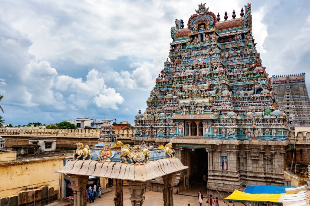 Raja Gopuram of Shri Ranganathaswamy Temple