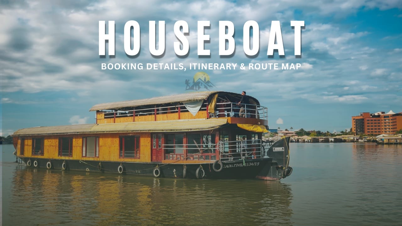 Alleppey Houseboat Stay Booking Details - Price, Itinerary & Route Map