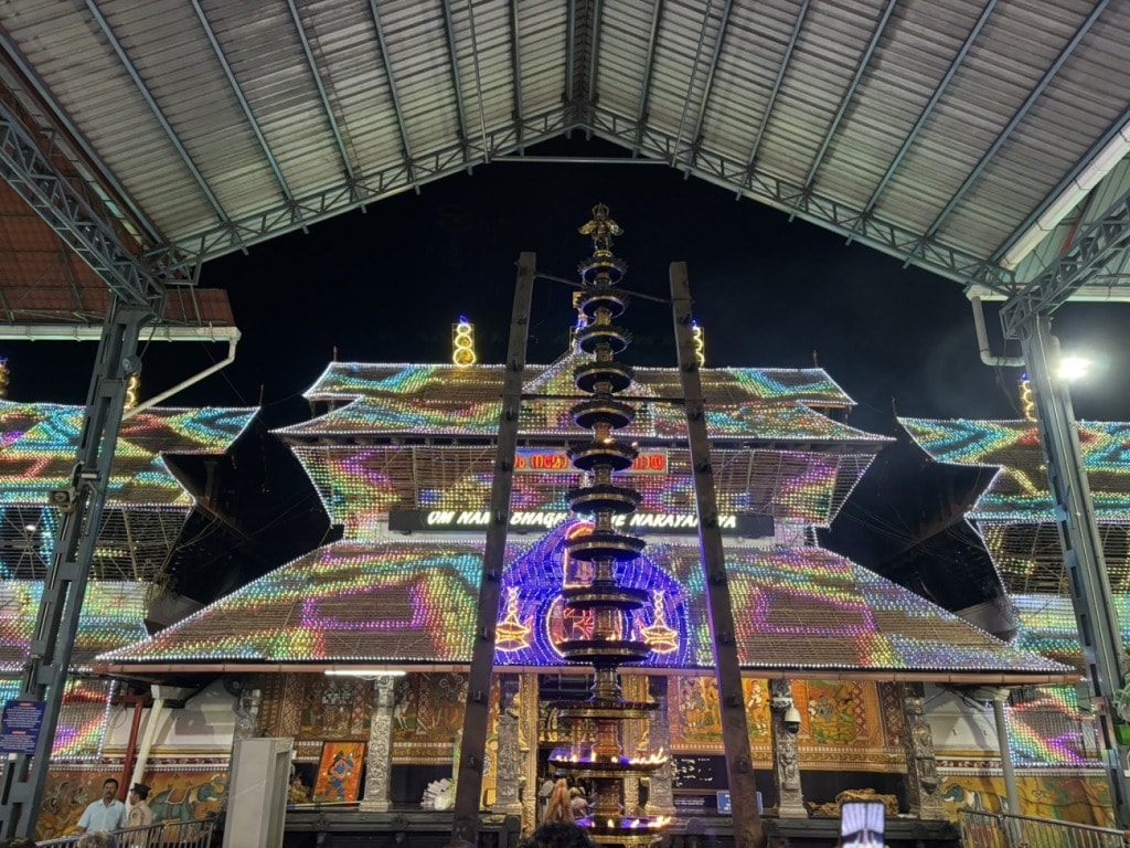 Guruvayur Temple 2025 during Nirmalyam darshan, Kerala spiritual travel