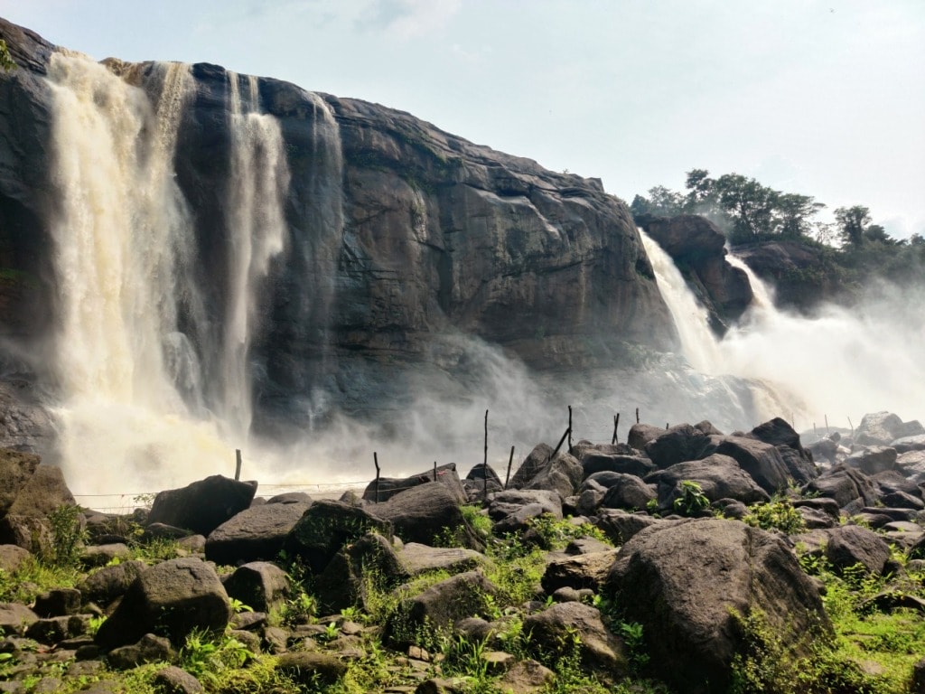Athirappilly Falls, monsoon destinations in India 2025